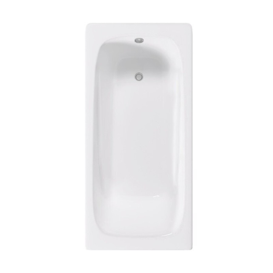 Ванна чугунная Delice Flex DLR230632, 180 х 85 см, без покрытия, без ручек, цвет белый