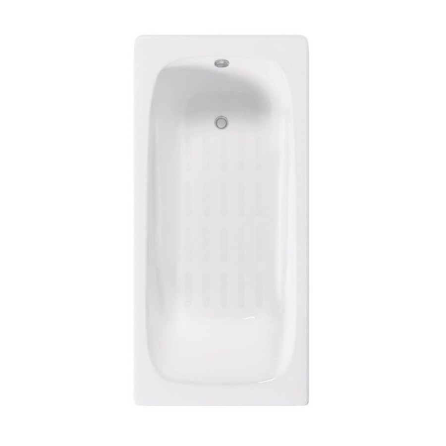 Ванна чугунная Delice Flex DLR230632-AS, 180 х 85 см, антискользящее покрытие, без ручек, цвет белый
