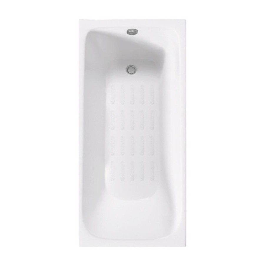 Ванна чугунная Delice Elite Continental Plus DLR230633-AS, 150 х 70 см, антискользящее покрытие, без ручек, цвет белый