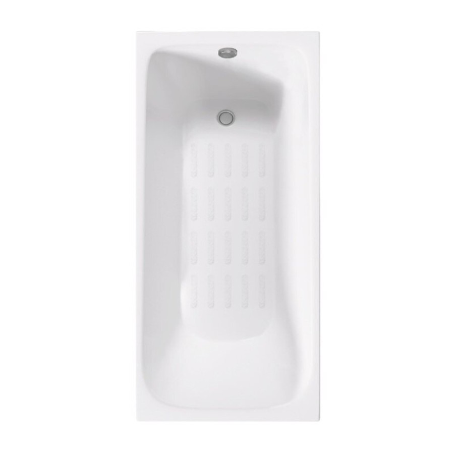 Ванна чугунная Delice Elite Continental Plus DLR230634-AS, 170 х 70 см, антискользящее покрытие, без ручек, цвет белый