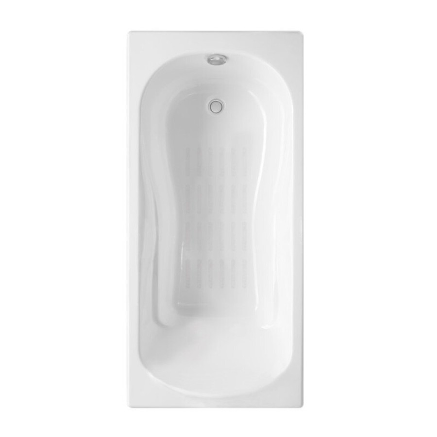 Ванна чугунная Delice Haiti Luxe DLR230637-AS, 160 х 80 см, антискользящее покрытие, без ручек, цвет белый