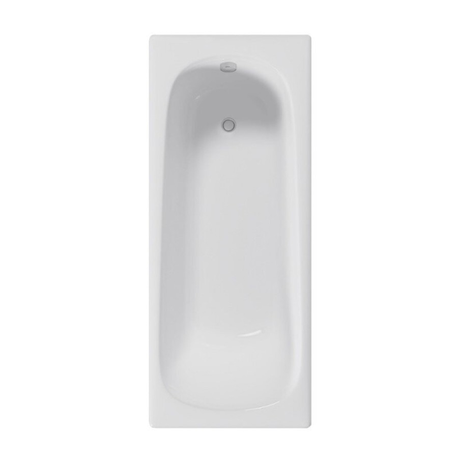 Ванна чугунная Delice Continental DLR230641, 130 х 70 см, без покрытия, без ручек, цвет белый