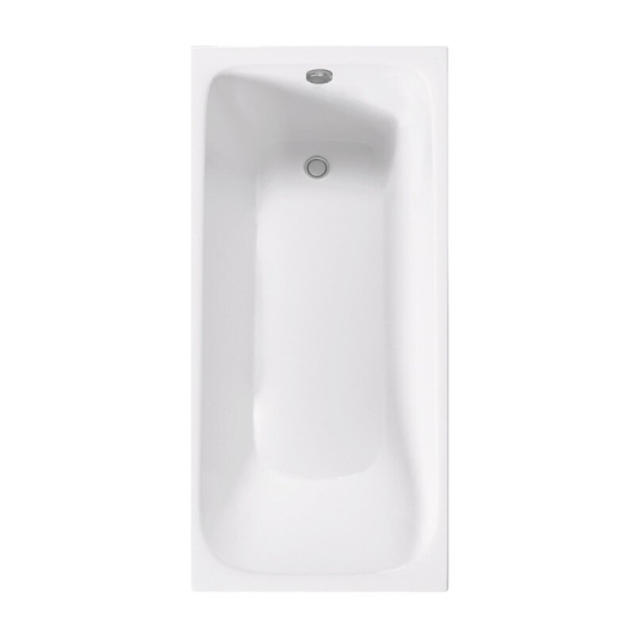 Ванна чугунная Delice Elite Continental Plus DLR230642, 100 х 70 см, без покрытия, без ручек, цвет белый