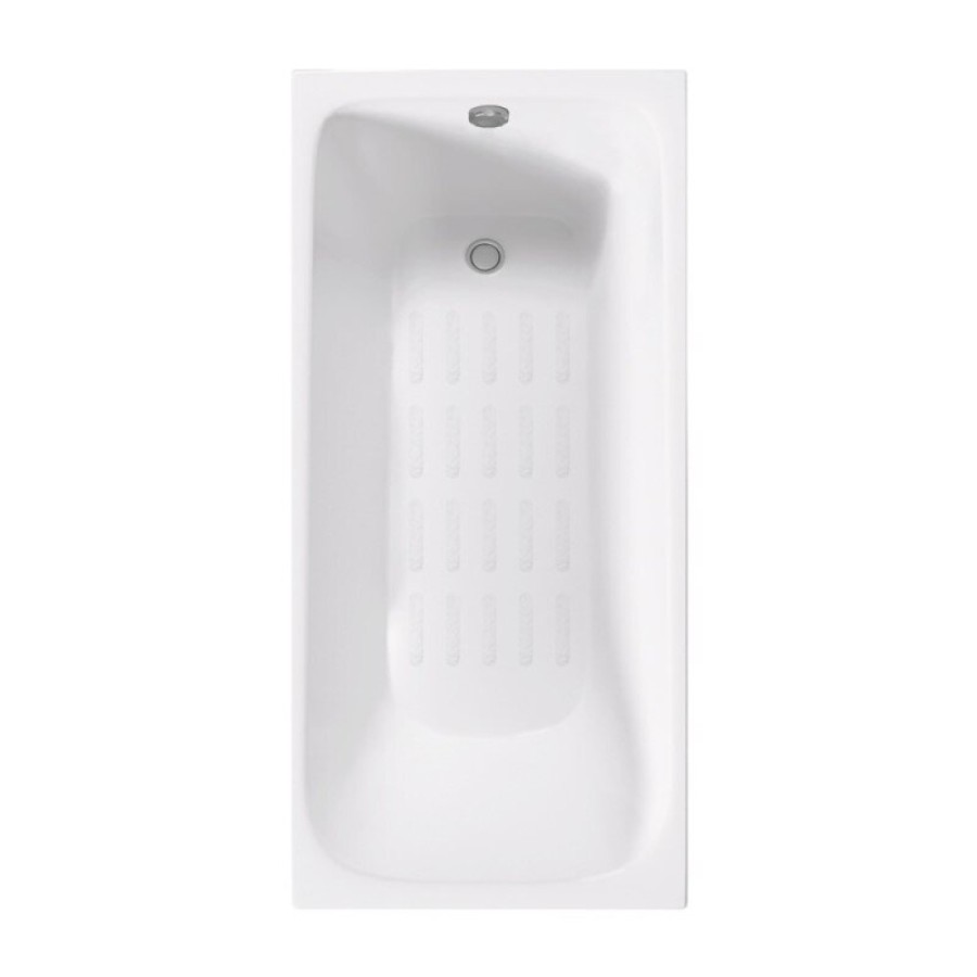 Ванна чугунная Delice Elite Continental Plus DLR230642-AS, 100 х 70 см, антискользящее покрытие, без ручек, цвет белый