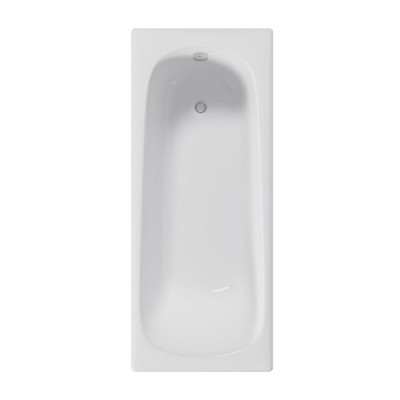 Ванна чугунная Delice Continental Limited Edition DLR230644, 165 х 70 см, без покрытия, без ручек, цвет белый