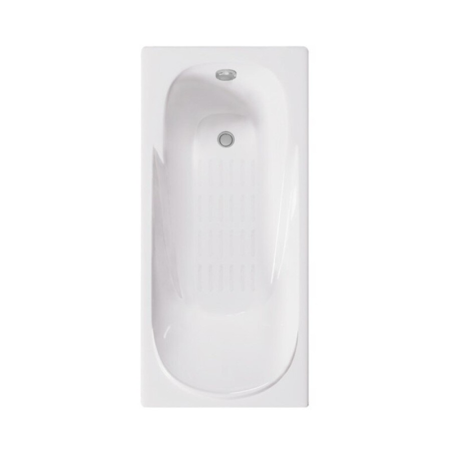 Ванна чугунная Delice Maestro DLR230646-AS, 200 х 85 см, антискользящее покрытие, без ручек, цвет белый