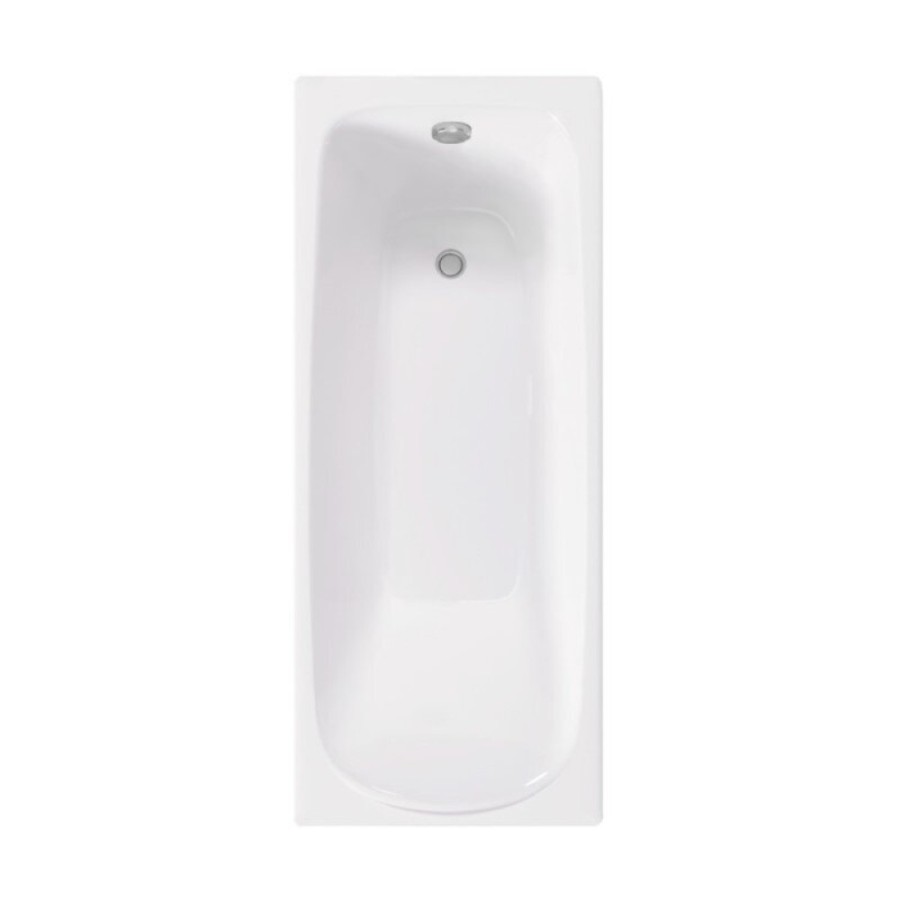 Ванна чугунная Delice Fusion DLR230647, 170 х 70 см, без покрытия, без ручек, цвет белый