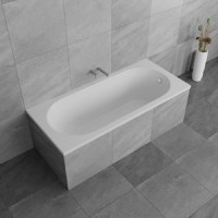 Ванна из литьевого мрамора Delice Bravo 180 х 80 см, белая, DLR330001