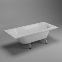 Ванна из литьевого мрамора Delice Bravo 180 х 80 см, белая, DLR330001