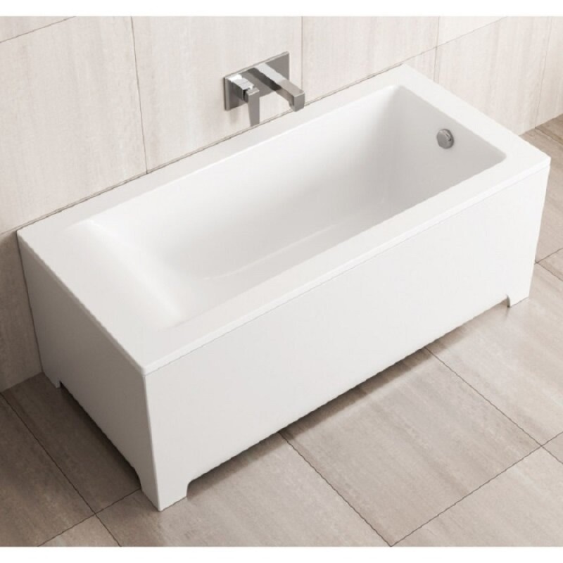 Ванна из литьевого мрамора Delice Diapason, DLR330004, 160 х 70 см, без покрытия, без ручек, белая