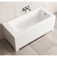 Ванна из литьевого мрамора Delice Diapason, DLR330005, 170 х 70 см, без покрытия, без ручек, белая