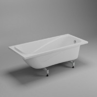 Ванна из литьевого мрамора Delice Triumph 170 х 75 см, белая, DLR330011