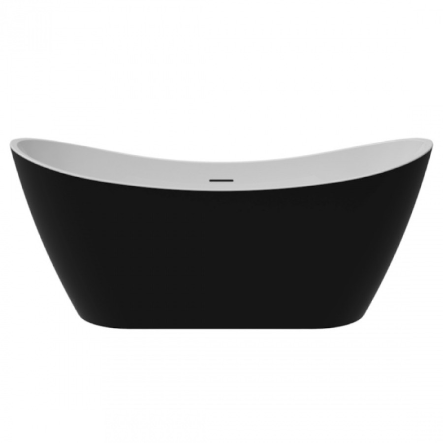 Ванна отдельностоящая акриловая Delice Provanse DLR440102Bk, 170 х 80 см, без покрытия, без ручек, черный матовый