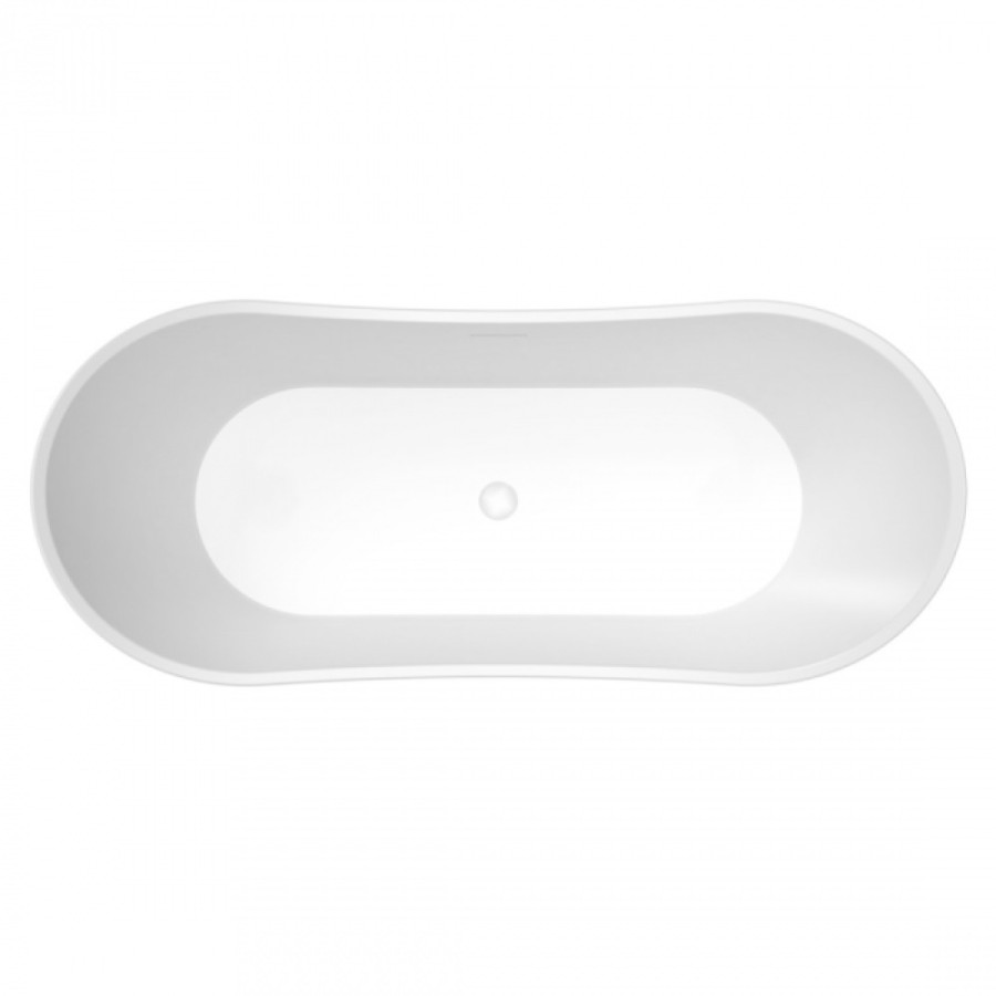 Ванна отдельностоящая акриловая Delice Provanse DLR440102Bk, 170 х 80 см, без покрытия, без ручек, черный матовый