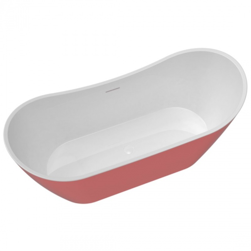 Ванна отдельностоящая акриловая Delice Provanse DLR440102P, 170 х 80 см, розовый матовый