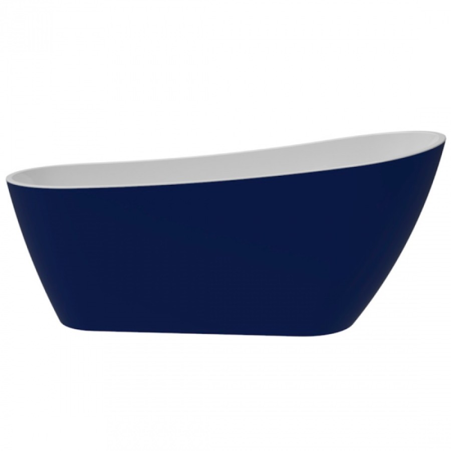 Ванна отдельностоящая акриловая Delice Riviera DLR440103Bu, 170 х 74 см, синий матовый