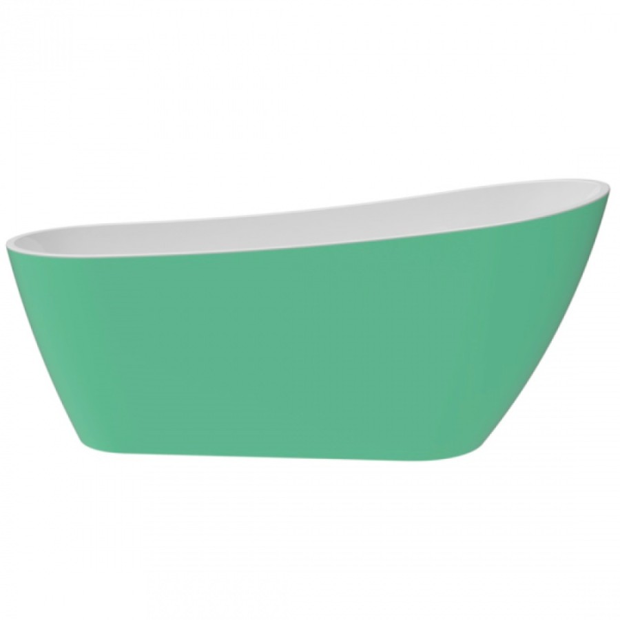Ванна отдельностоящая акриловая Delice Riviera DLR440103G, 170 х 74 см, зеленый матовый