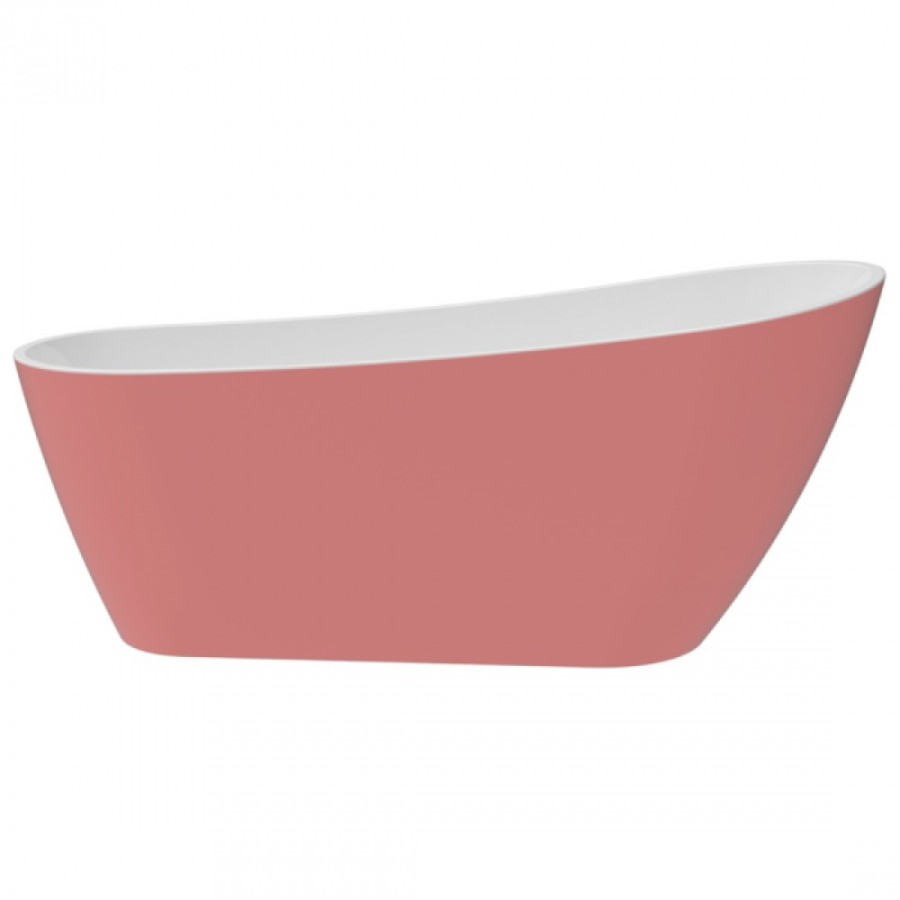 Ванна отдельностоящая акриловая Delice Riviera DLR440103P, 170 х 74 см, розовый матовый