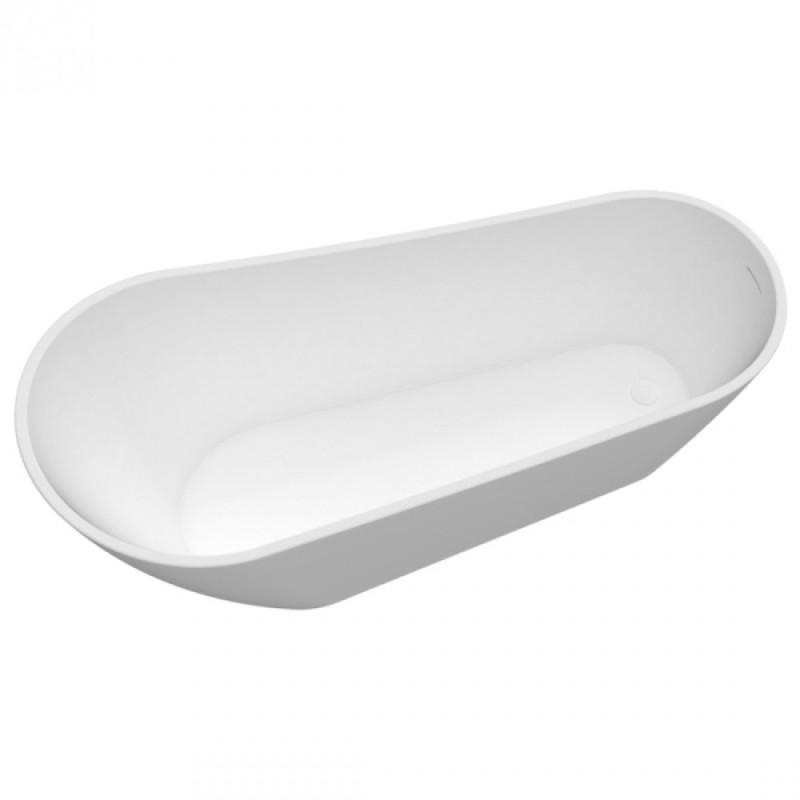 Ванна отдельностоящая акриловая Delice Riviera DLR440103W, 170 х 74 см, белый матовый