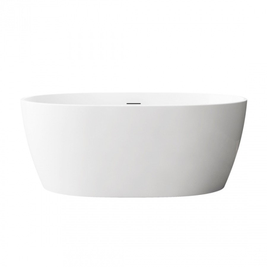 Ванна отдельностоящая акриловая Delice Rondo DLR440104W, 170 х 76 см, покрытие антигрязь, без ручек, белый матовый