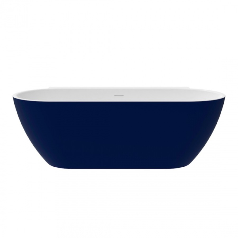 Ванна отдельностоящая акриловая Delice Voyage DLR440106Bu, 170 х 80 см, без покрытия, без ручек, синий матовый