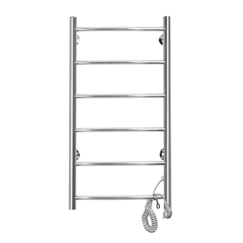 Полотенцесушитель электрический Domoterm Классик DMT 109-6 40 х 81 EK L/R, хром