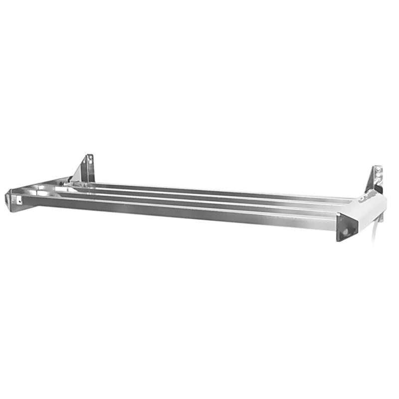 Полотенцесушитель электрический Domoterm Полка DMT 73 25 х 83 EK L/R, хром