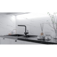 Смеситель Paulmark Dosse Do214418-AN для кухонной мойки, антрацит