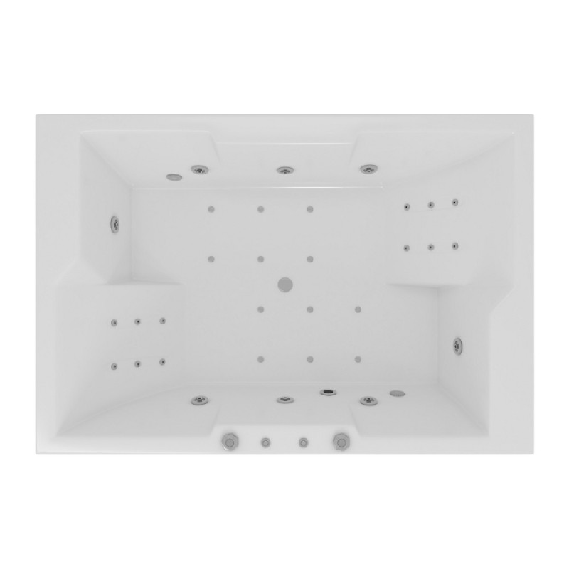 Акриловая ванна Aquatek Дорадо DOR190-0000006, 190 х 130 см, белая