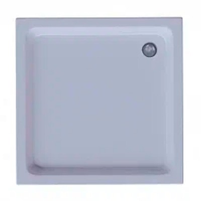 Душевой поддон Aquatek 100 x 100 х 15 см, акриловый, квадрат, с ножками и с фронтальным экраном, DPA-0000003