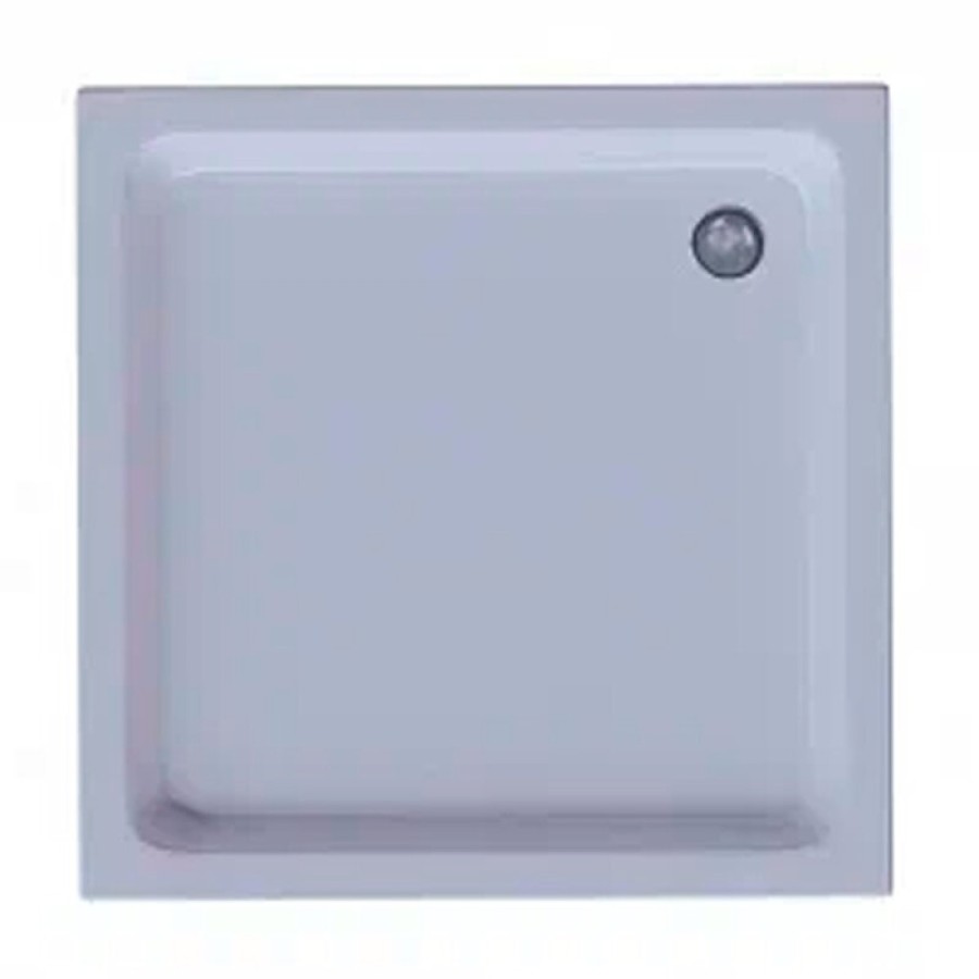 Душевой поддон Aquatek 100 x 100 х 15 см, акриловый, квадрат, с ножками и с фронтальным экраном, DPA-0000003