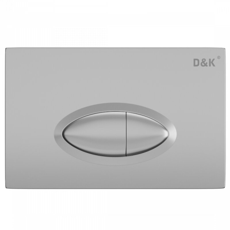 Комплект D&K Venice DS1021607, инсталляция DI8055119 с безободковым унитазом DT1026016 белый, сиденье микролифт, клавиша смыва хром матовый DB1399002