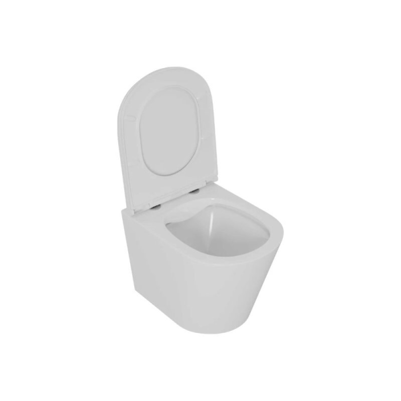 Комплект D&K Venice DS1021607, инсталляция DI8055119 с безободковым унитазом DT1026016 белый, сиденье микролифт, клавиша смыва хром матовый DB1399002