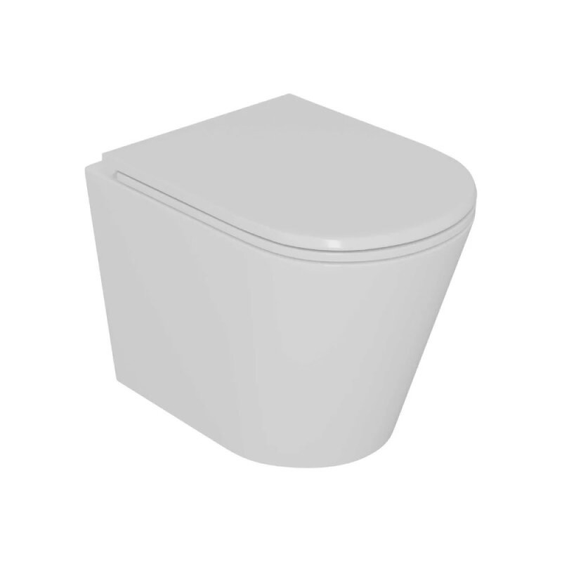 Комплект D&K Venice DS1021608, инсталляция DI8055119 с безободковым унитазом DT1026016 белый, сиденье микролифт, клавиша смыва белая DB1399016