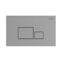 Комплект D&K Venice DS1021610, инсталляция DI8055119 с безободковым унитазом DT1026516 белый, смыв торнадо, сиденье микролифт, клавиша смыва хром DB1519001