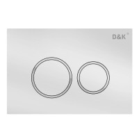 Комплект D&K Venice DS1021616, инсталляция DI8050127 с безободковым унитазом DT1026016 белый, сиденье микролифт, клавиша смыва белая DB1529016