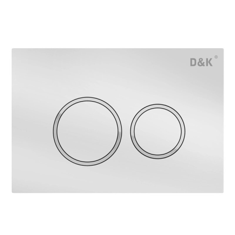 Комплект D&K Venice DS1021616, инсталляция DI8050127 с безободковым унитазом DT1026016 белый, сиденье микролифт, клавиша смыва белая DB1529016