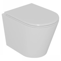 Комплект D&K Venice DS1021617, инсталляция DI8050127 с безободковым унитазом DT1026016 белый, смыв торнадо, сиденье микролифт, клавиша смыва хром матовый DB1499002