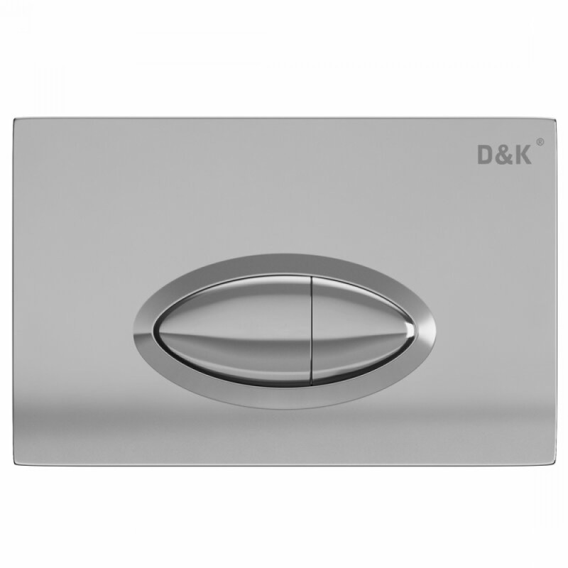 Комплект D&K Matrix DS1391609, инсталляция DI8055119 с безободковым унитазом DT1396016 белый, сиденье микролифт, клавиша смыва хром DB1399001
