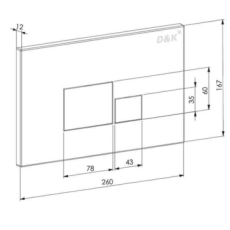 Комплект D&K Matrix DS1391612, инсталляция DI8055119 с безободковым унитазом DT1396516 белый, смыв торнадо, сиденье микролифт, клавиша смыва хром матовый DB1519002