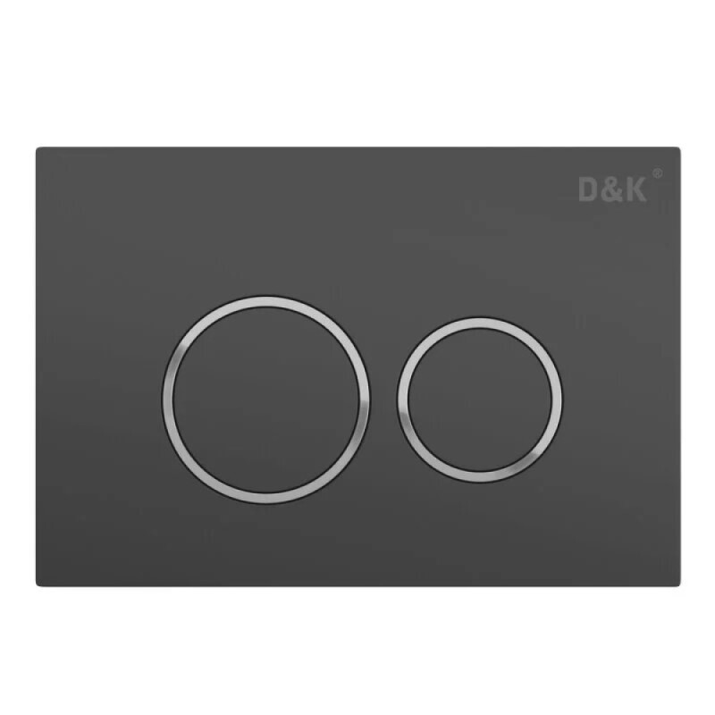 Комплект D&K Matrix DS1391623, инсталляция DI8050127 с безободковым унитазом DT1396516 белый, смыв торнадо, сиденье микролифт, клавиша смыва графит DB1529006