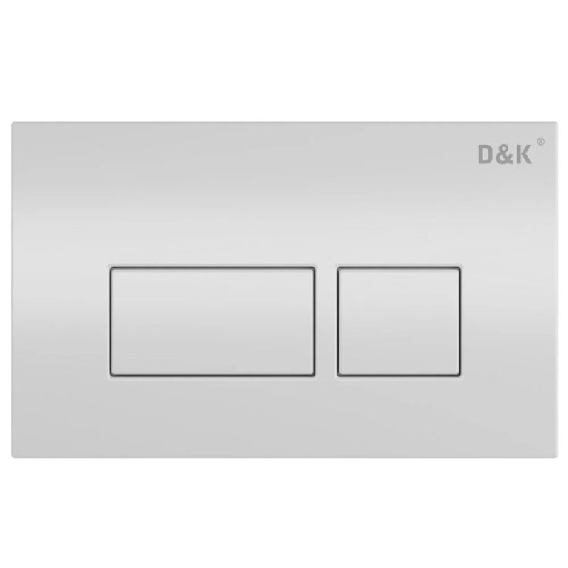Комплект D&K Berlin DS1431601, инсталляция DI8055119 с безободковым унитазом DT1436016 белый, сиденье микролифт, клавиша смыва белая DB1439016