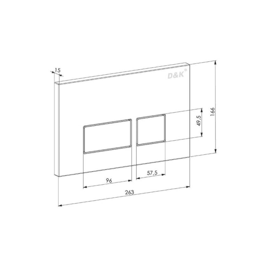 Комплект D&K Berlin DS1431601, инсталляция DI8055119 с безободковым унитазом DT1436016 белый, сиденье микролифт, клавиша смыва белая DB1439016