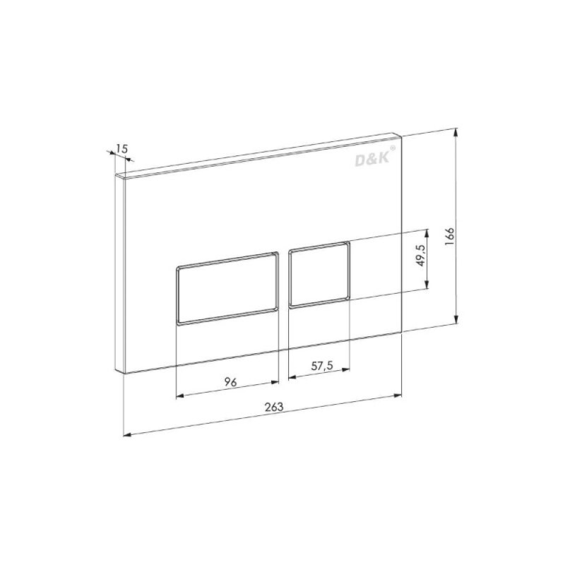 Комплект D&K Berlin DS1431605, инсталляция DI8055119 с безободковым унитазом DT1436016 белый, сиденье микролифт, клавиша смыва хром DB1439001