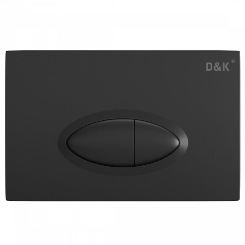 Комплект D&K Berlin DS1431610, инсталляция DI8055119 с безободковым унитазом DT1436016 белый, сиденье микролифт, клавиша смыва черная матовая DB1399025