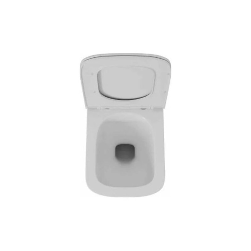Комплект D&K Berlin DS1431610, инсталляция DI8055119 с безободковым унитазом DT1436016 белый, сиденье микролифт, клавиша смыва черная матовая DB1399025