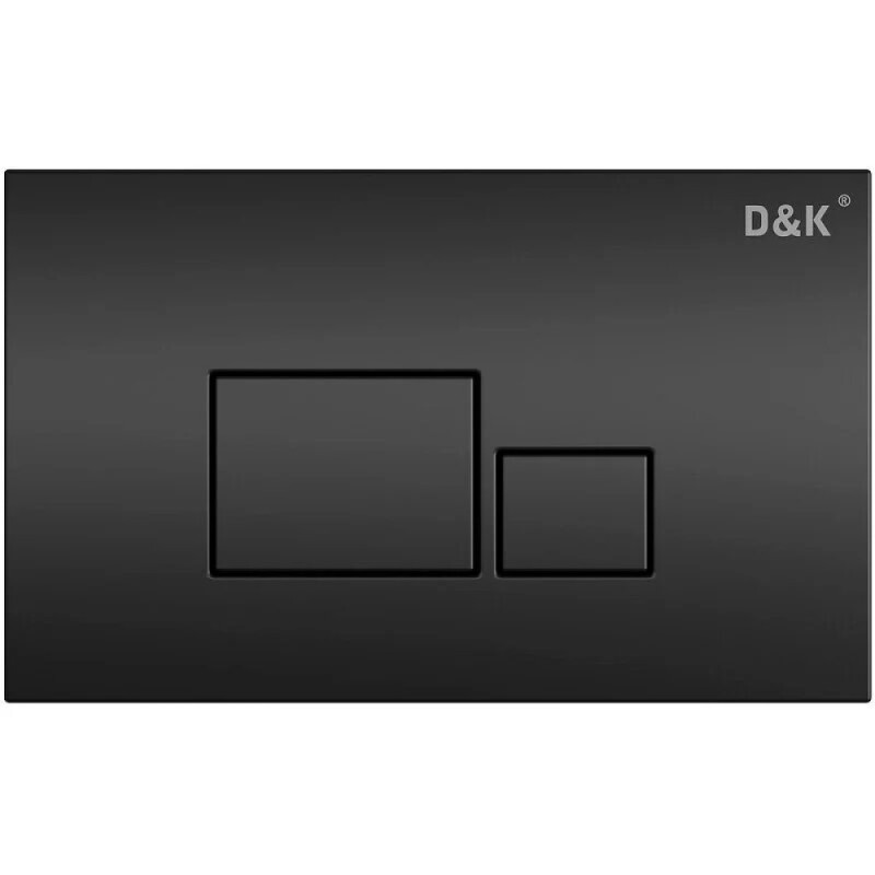 Комплект D&K Berlin DS1431614, инсталляция DI8055119 с безободковым унитазом DT1436516 белый, смыв торнадо, сиденье микролифт, клавиша смыва черный DB1519025