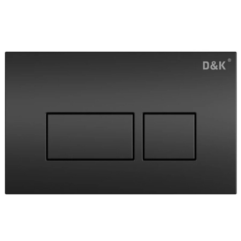 Комплект D&K Berlin DS1431619, инсталляция DI8055119 с безободковым унитазом DT1436016 белый, сиденье микролифт, клавиша смыва черная DB1439025