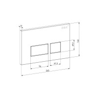 Комплект D&K Berlin DS1431619, инсталляция DI8055119 с безободковым унитазом DT1436016 белый, сиденье микролифт, клавиша смыва черная DB1439025