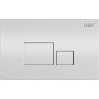 Комплект D&K Berlin DS1431623, инсталляция DI8055119 с безободковым унитазом DT1436516 белый, смыв торнадо, сиденье микролифт, клавиша смыва белая DB1519016